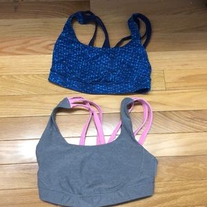 2 lululemon sports bras